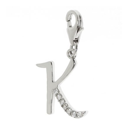 COLGANTE CHARM LETRA "K" C379