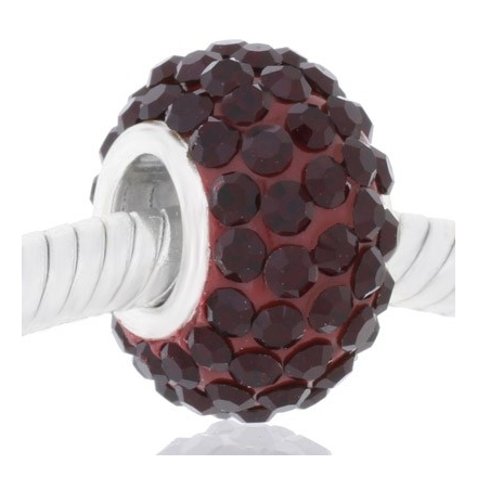 ABALORIOS REDONDO ROJO OSCURO PAP649