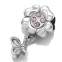ABALORIOS FLOR PIEDRAS ROSA Y MARIPOSA PAP350-rosa