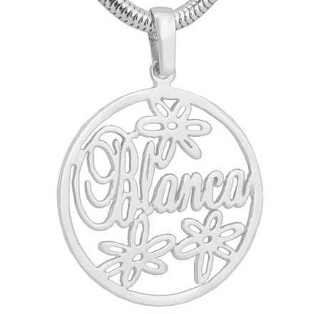 COLGANTES CON NOMBRE BLANCA