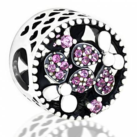 Abalorio piedras moradas