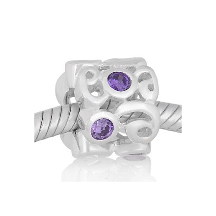 ABALORIO PIEDRAS MALVA PAP258a