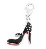 COLGANTE CHARM ZAPATO TACON NEGRO - 265